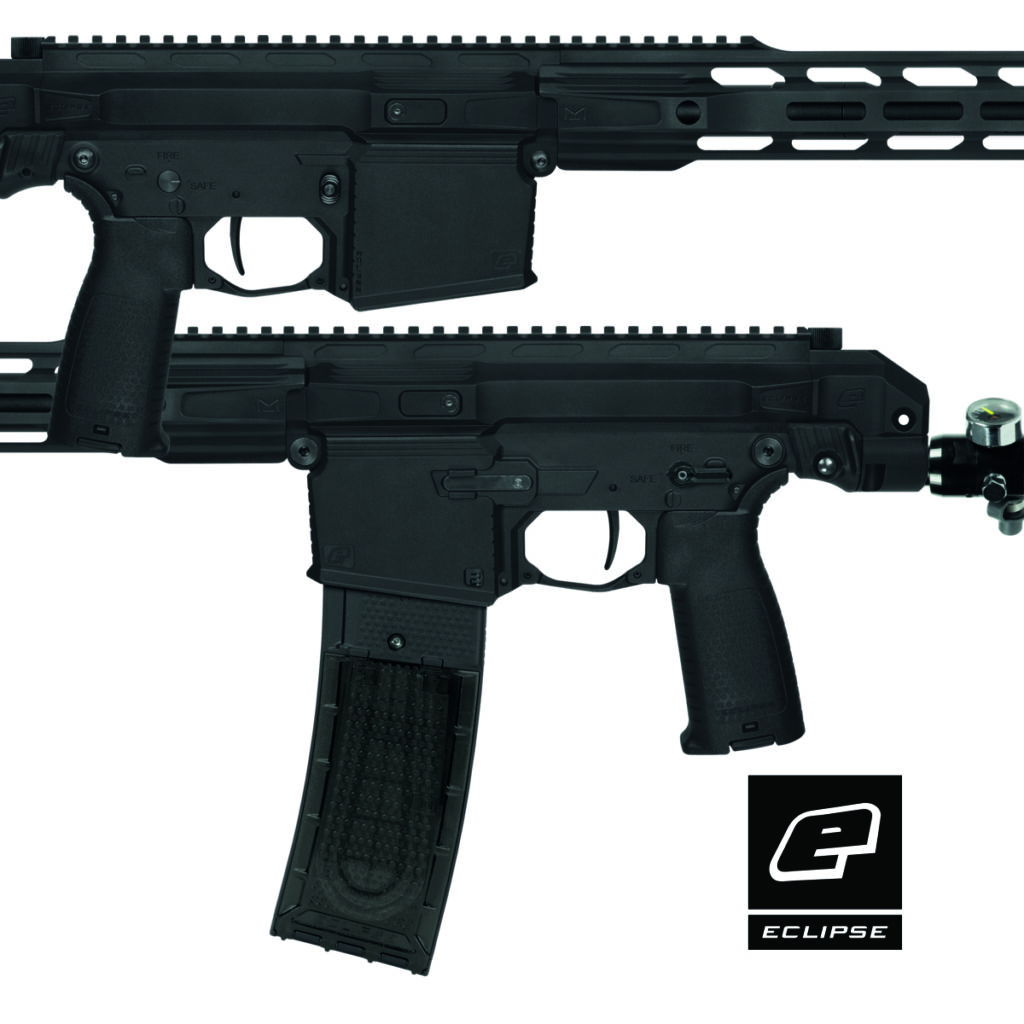 Marcador de paintball Planet Eclipse EMF200 con alimentación magnética